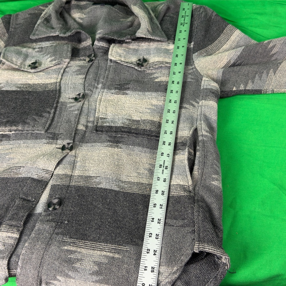 Shacket By Dictionary Multicolor Button Front Azt… - image 4